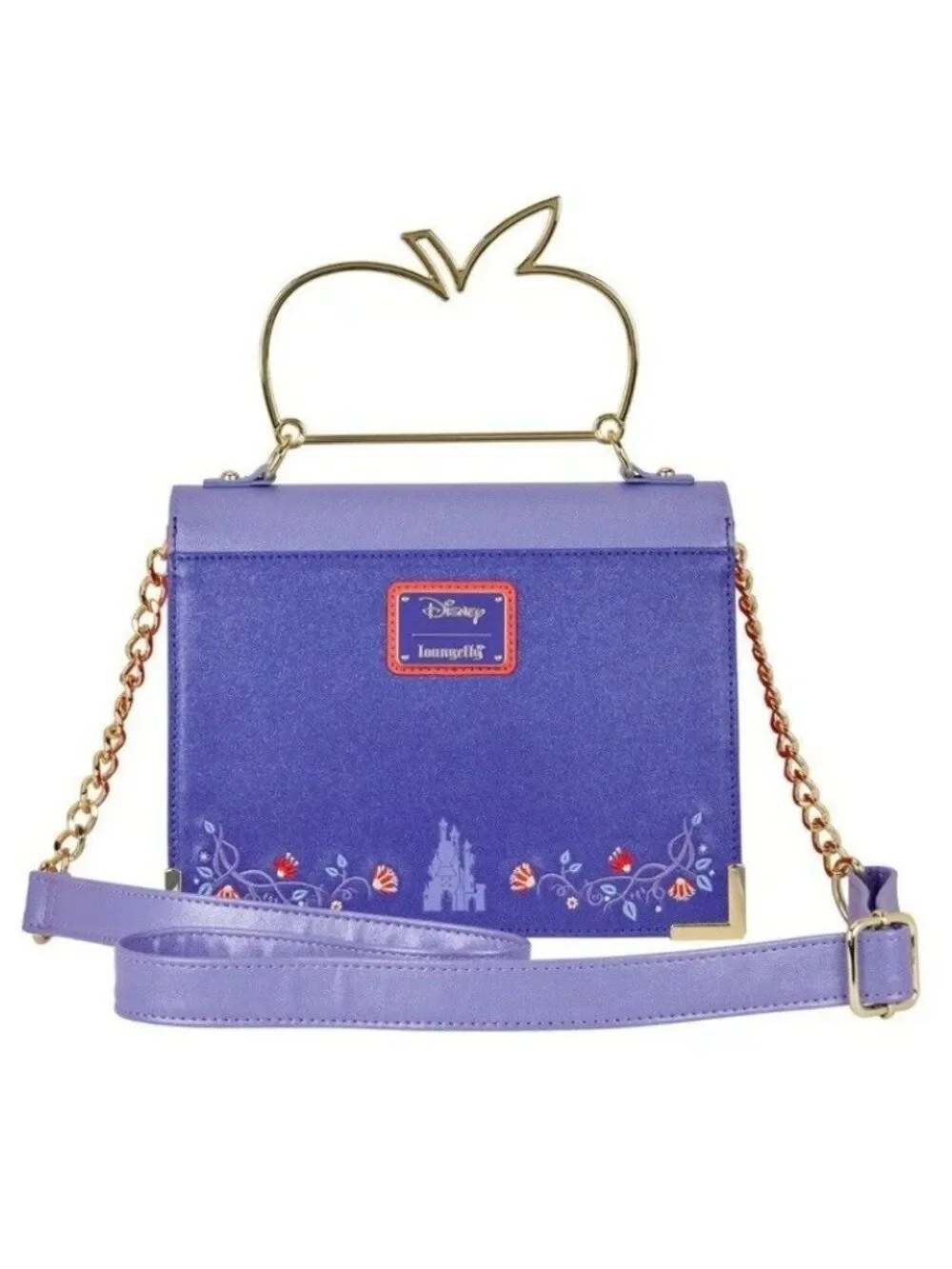 Loungefly Disney Princess Snow White Shimmer Crossbody Purse Embroidered NWT